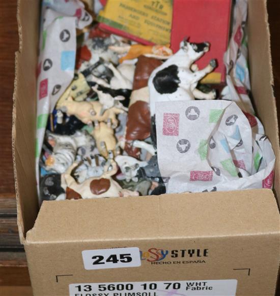 Quantity of lead aminal figures etc
